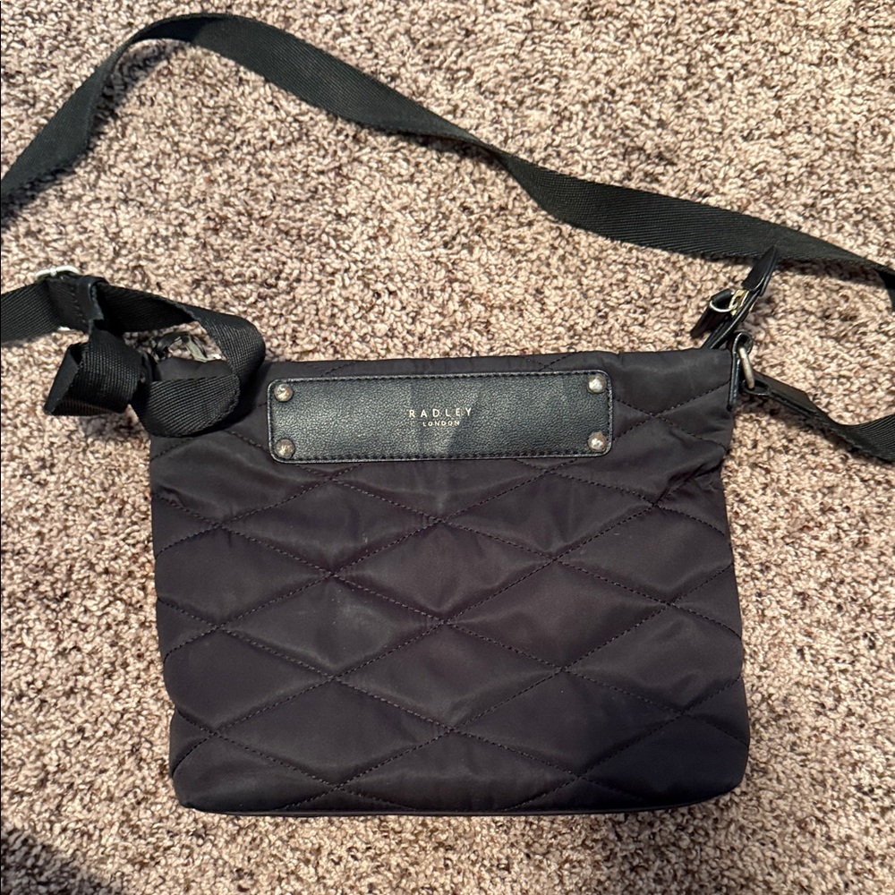 RADLEY LONDON Black Quilted Crossbody Bag
